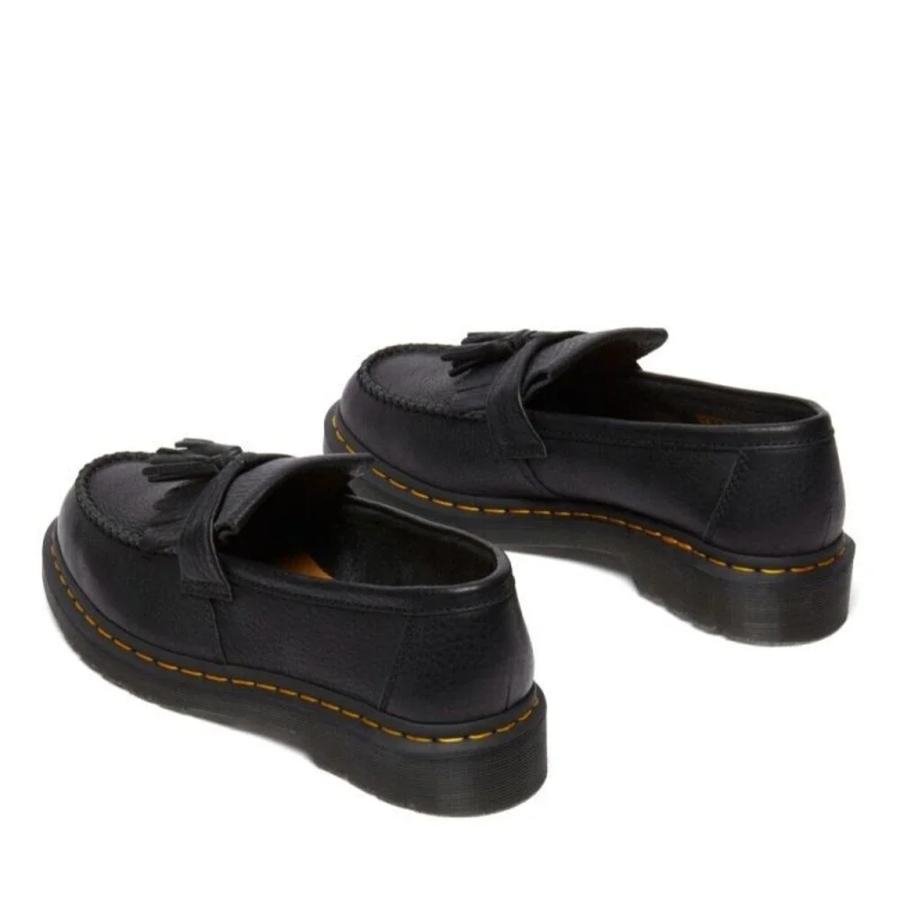 Dr. Martens Adrian R31997001 Flat Womens 6 Black Moc Toe Tassel Loafers ZOGG1300